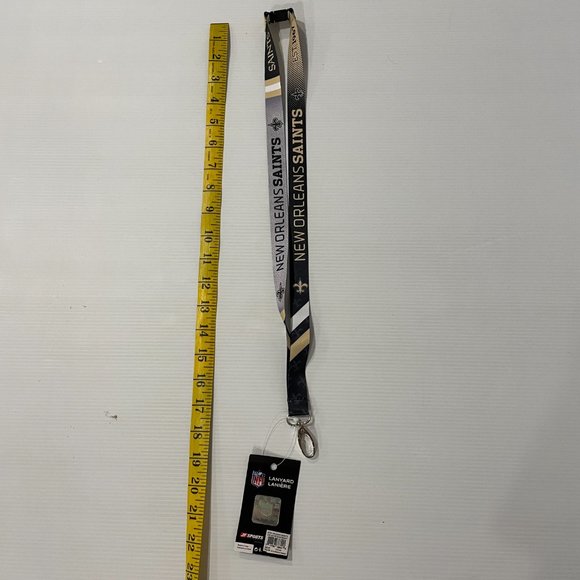 🏈3/$15🏈 New Orleans Saints JF Sports NFL Breakaway Lanyard 17" - NEW - Picture 2 of 5